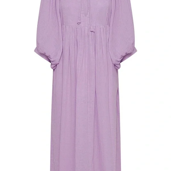 NWT 💜Daughters of India Kyra Midi Dress in Lilac💜 - Picture 6 of 13